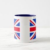 イギリスの国旗 ツートーンマグカップ (中央)