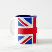 イギリスの国旗 ツートーンマグカップ (正面左)