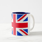イギリスの国旗 ツートーンマグカップ (正面右)