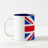 イギリスの国旗 ツートーンマグカップ (左)