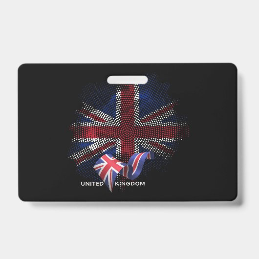 イギリスの国旗 バッジ (正面)