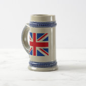 イギリスの国旗 ビールジョッキ (正面左)