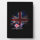 イギリスの国旗 フォトプラーク (正面)