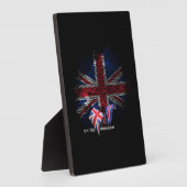 イギリスの国旗 フォトプラーク (側面)