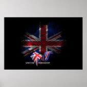 イギリスの国旗 ポスター (正面)