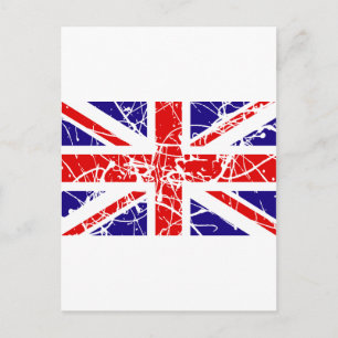 イギリスの国旗 ポストカード