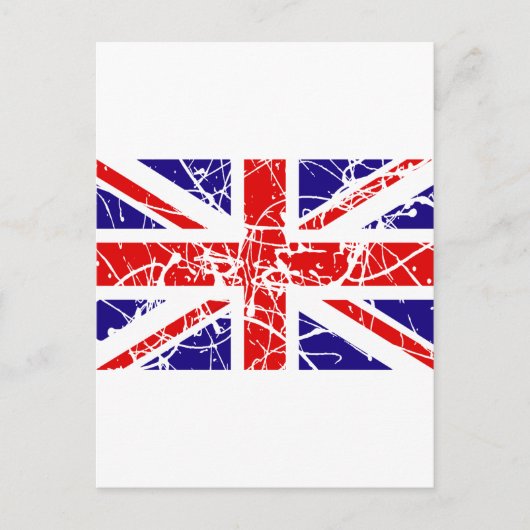 イギリスの国旗 ポストカード (正面)