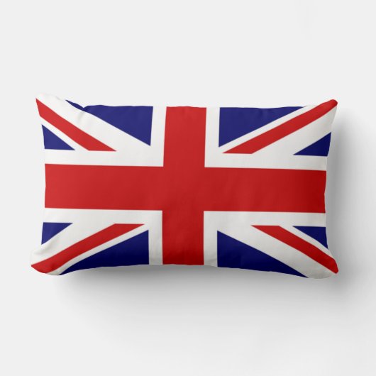 イギリスの国旗 ユニオンジャック ランバークッション (正面)