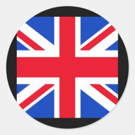 イギリスの国旗 ラウンドシール