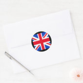 イギリスの国旗 ラウンドシール (封筒)