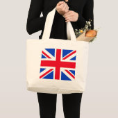 イギリスの国旗 ラージトートバッグ (正面(商品))