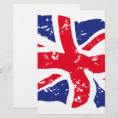 イギリスの国旗 便箋 (正面/裏面)