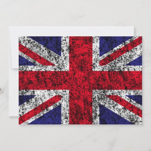 イギリスの国旗 招待状 (正面)