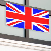 イギリスの国旗 横断幕 (ビルの外側)