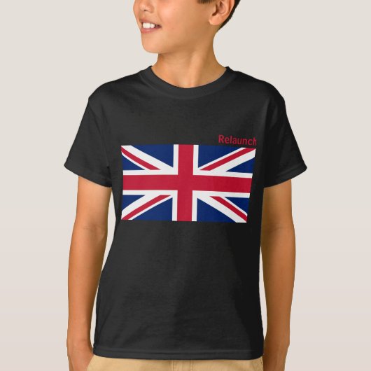 イギリスの国旗 Tシャツ (正面)