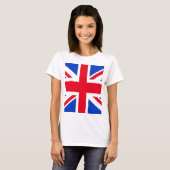 イギリスの国旗 Tシャツ (正面フル)