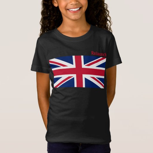 イギリスの国旗 Tシャツ (正面)
