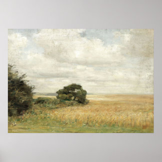 イギリスの国絵画側のヴィンテージ風景 ポスター