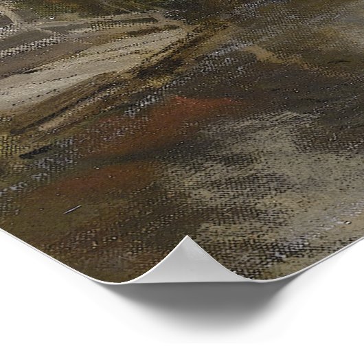 イギリスの国絵画側のヴィンテージ風景 ポスター (角)