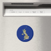 イギリスの地図マグネット マグネット (インサイチュ (食洗機))