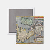 イギリスの地図素晴らし | 1587 マグネット (正面/裏面)