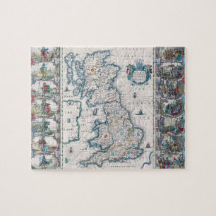 イギリスの地図2 ジグソーパズル