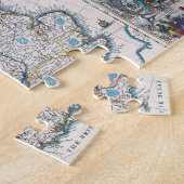 イギリスの地図2 ジグソーパズル (側面)