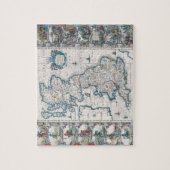 イギリスの地図2 ジグソーパズル (縦)