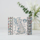 イギリスの地図2 ポストカード (スタンド正面)