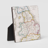 イギリスの地図 |ブリタニア・アンティーク フォトプラーク (正面)