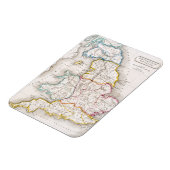 イギリスの地図 |ブリタニア・アンティーク マグネット (左側)