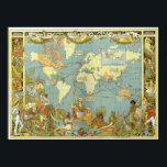 イギリスの地図 ポスター<br><div class="desc">イギリス帝国は、王国が支配または支配した領土、植民地、保護領、統治領およびその他の領統一された域を含んだ。</div>