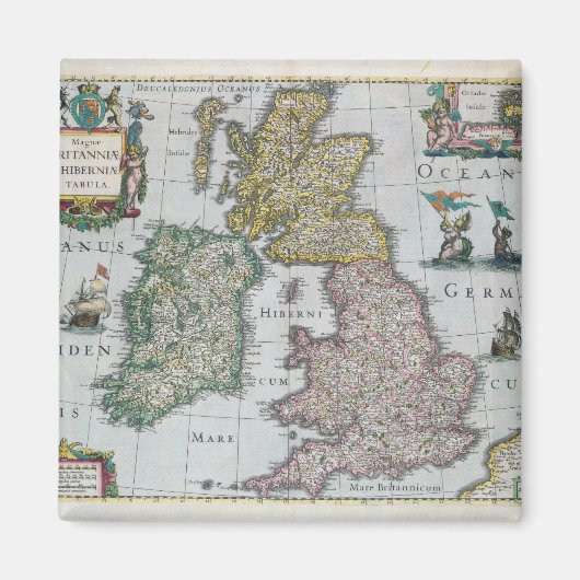 イギリスの地図, 1631 マグネット (正面)