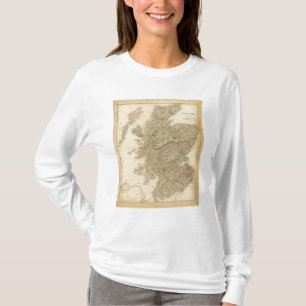 イギリスの地図 Tシャツ