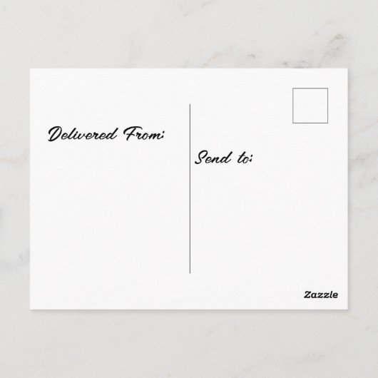 イギリスの地方で誕生日の帽子をかぶったサイ ポストカード (裏面)