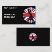 イギリスの地球、ここのあなたの名前、name@hotmail.comwww.m..。 名刺 (正面/裏面)