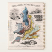 イギリスの地質図 プランナー手帳 (裏面)