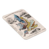 イギリスの地質図 マグネット (右側)