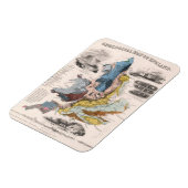 イギリスの地質図 マグネット (左側)