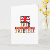 イギリスの基本訓練の卒業生のお祝い カード (黄色い花)