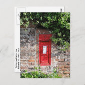 イギリスの壁紙箱 ポストカード (正面/裏面)