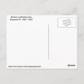 イギリスの壁紙箱 ポストカード (裏面)