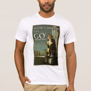 イギリスの女性よ! Tシャツ