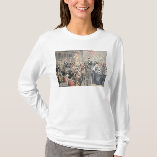 イギリスの女王の記念祭 Tシャツ (正面)
