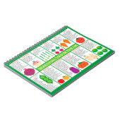 イギリスの季節野菜グラフ ノートブック (左側)