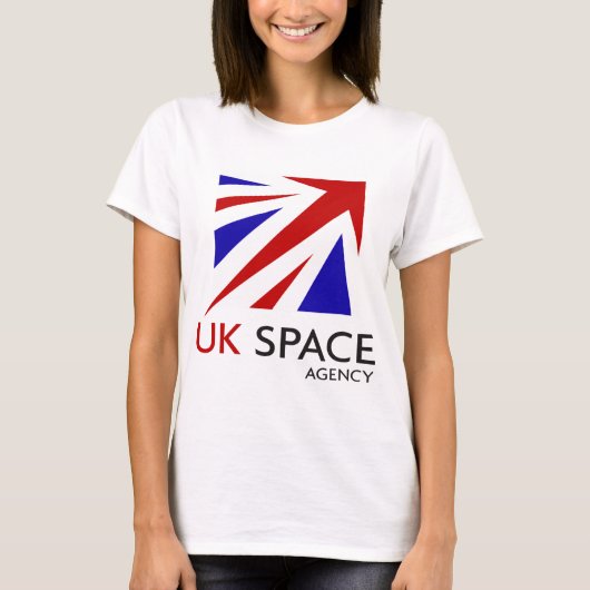 イギリスの宇宙機関 Tシャツ (正面)