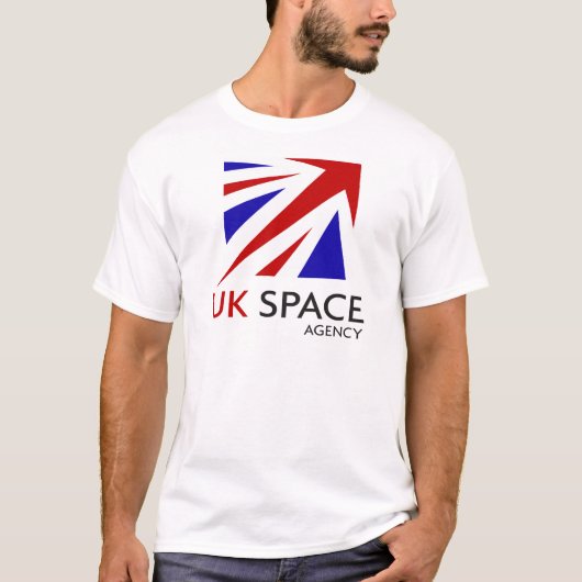 イギリスの宇宙機関 Tシャツ (正面)