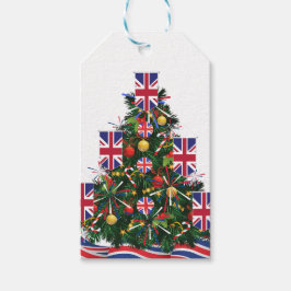 イギリスの家族全員のためのXマスの醜いセーター ギフトタグ