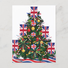 イギリスの家族全員のためのXマスの醜いセーター シーズンポストカード
