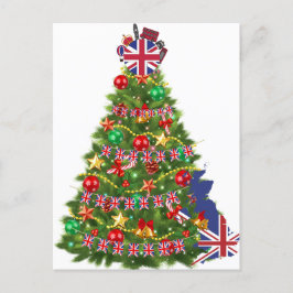 イギリスの家族全員のためのXマスの醜いセーター シーズンポストカード